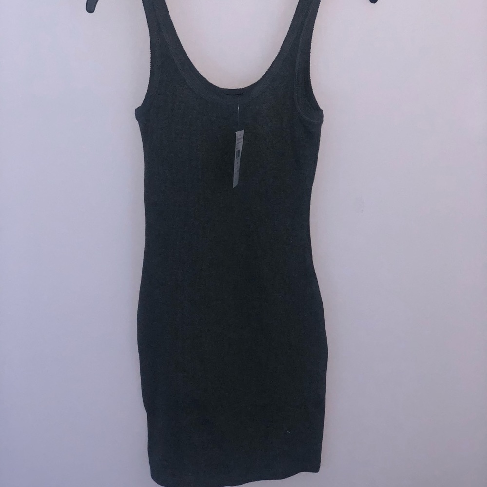 Fitted Grey Dress